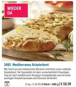Bofrost Mediterranes Kräuterbrot Angebot