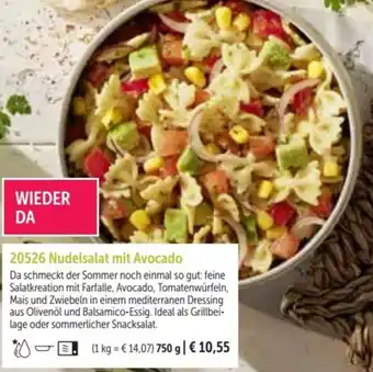 Bofrost Nudelsalat mit Avocado Angebot