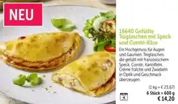 Bofrost Gefüllte Teigtaschen mit Speck und Comté-Käse Angebot
