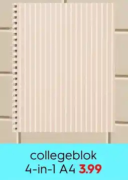 HEMA collegeblok 4-in-1 A4 Angebot