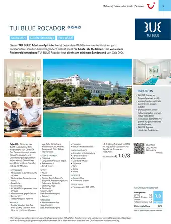 TUI Tui blue rocador Angebot