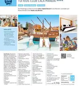 TUI Tui kids club cala mandia Angebot