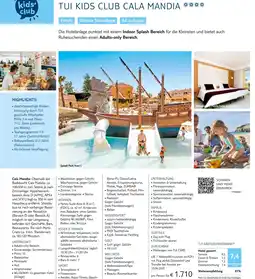 TUI Tui kids club cala mandia Angebot