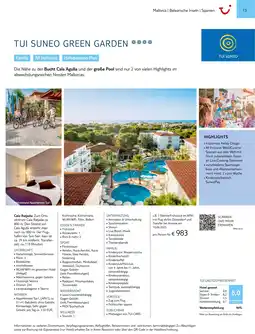 TUI Tui suneo green garden Angebot