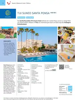 TUI Tui suneo santa ponsa Angebot