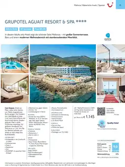 TUI Grupotel aguait resort & spa Angebot