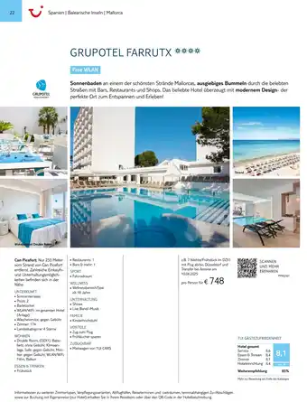 TUI Grupotel farrutx Angebot