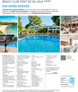 TUI Beach club font de sa cala Angebot