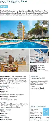 TUI PABISA SOFIA Angebot