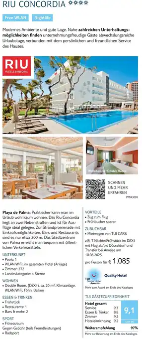 TUI RIU CONCORDIA Angebot