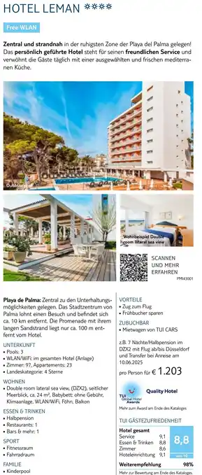TUI Hotel leman Angebot