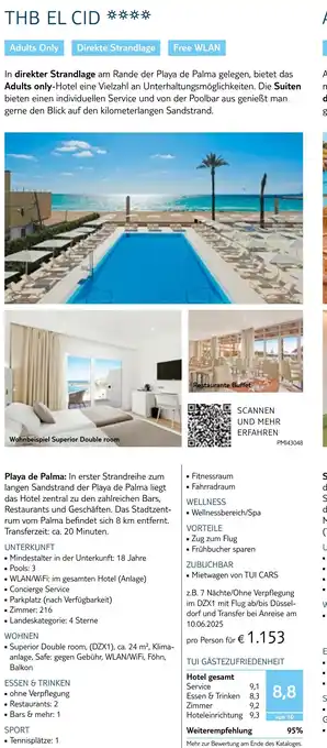 TUI Thb el cid Angebot