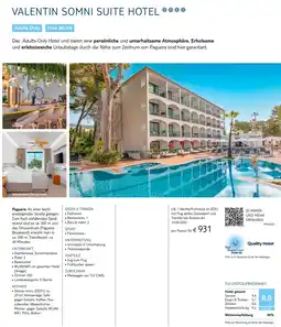 TUI Valentin somni suite hotel Angebot