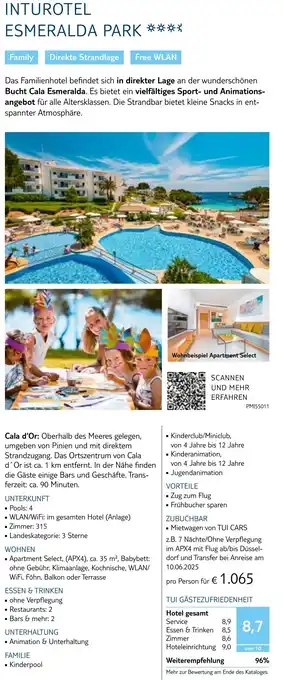 TUI Inturotel esmeralda park Angebot