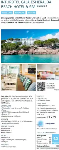 TUI Inturotel cala esmeralda beach hotel & spa Angebot