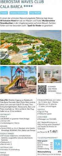 TUI Iberostar waves club cala barca Angebot