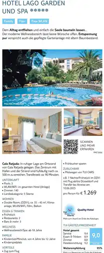 TUI Hotel lago garden und spa Angebot