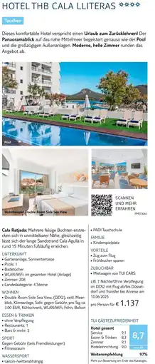 TUI Hotel thb cala lliteras Angebot
