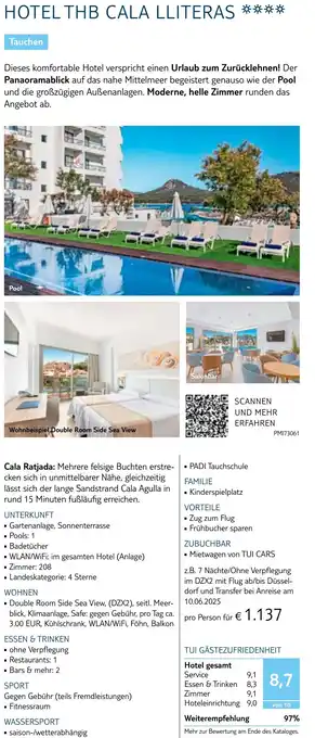 TUI Hotel thb cala lliteras Angebot