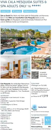 TUI Viva cala mesquida suites & spa adults only 16 Angebot
