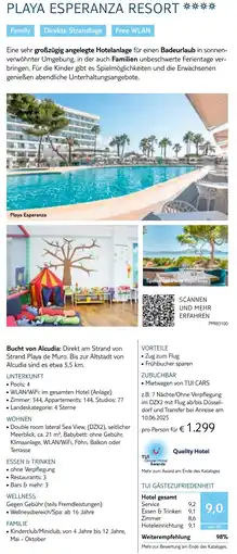 TUI Playa esperanza resort Angebot