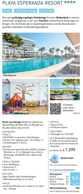 TUI Playa esperanza resort Angebot