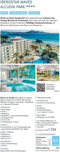 TUI Iberostar waves alcudia park Angebot
