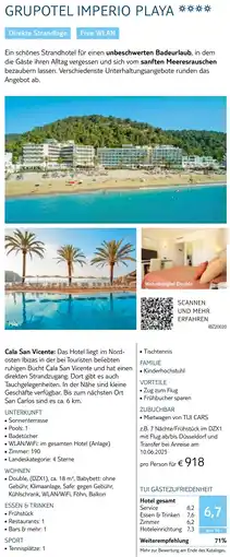 TUI Grupotel imperio playa Angebot