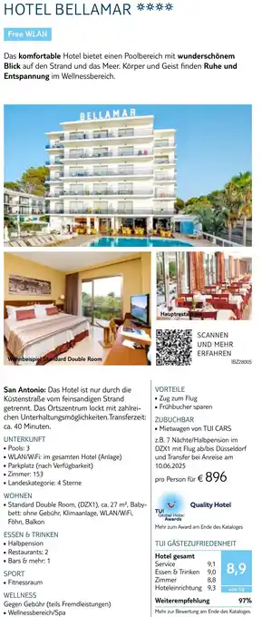TUI Hotel bellamar Angebot
