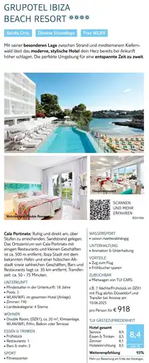 TUI Grupotel ibiza beach resort Angebot