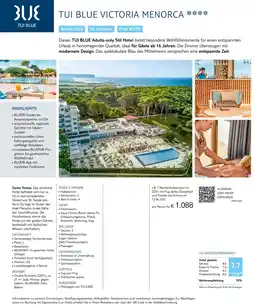 TUI Tui blue victoria menorca Angebot