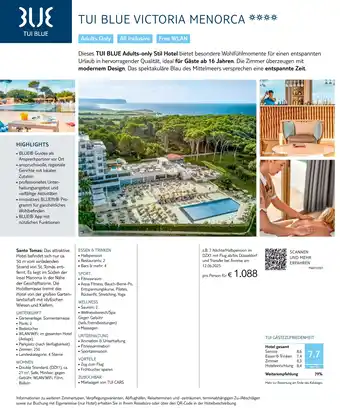 TUI Tui blue victoria menorca Angebot