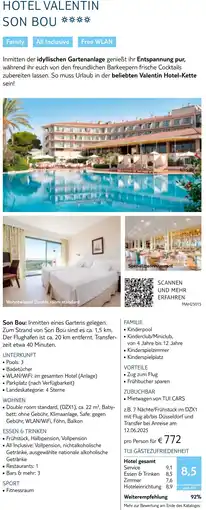 TUI Hotel valentin son bou Angebot