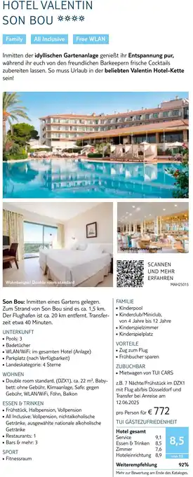 TUI Hotel valentin son bou Angebot