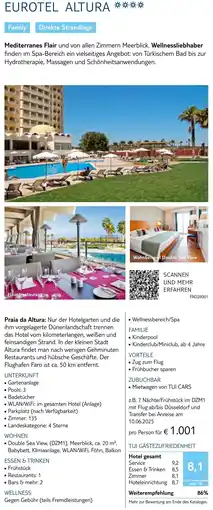 TUI Eurotel altura Angebot