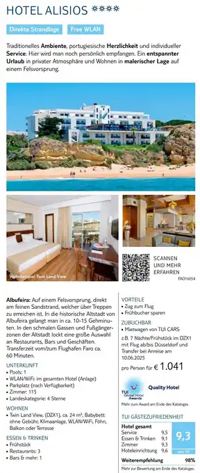 TUI Hotel alisios Angebot