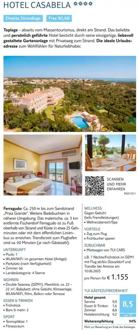 TUI Hotel casabela Angebot