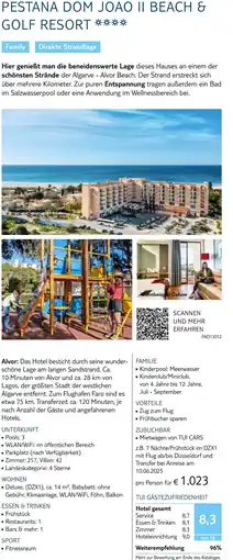 TUI Pestana dom joao ii beach & golf resort Angebot