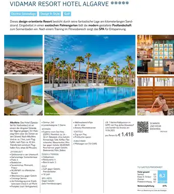 TUI Vidamar resort hotel algarve Angebot