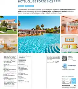 TUI Hotel clube porto mos Angebot
