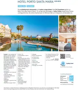 TUI Hotel porto santa maria Angebot