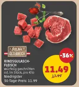 PENNY RINDSGULASCHFLEISCH Angebot