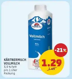 PENNY KÄRNERMILCH VOLLMILCH Angebot