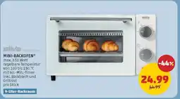 PENNY Mini-Backofen Angebot