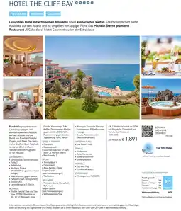 TUI Hotel the cliff bay Angebot