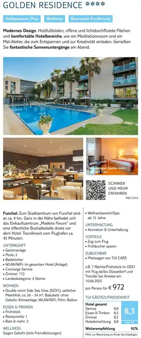 TUI Golden residence Angebot