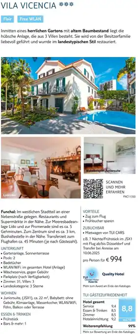 TUI Vila vicencia Angebot