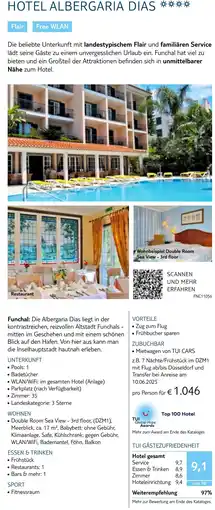 TUI Hotel albergaria dias Angebot
