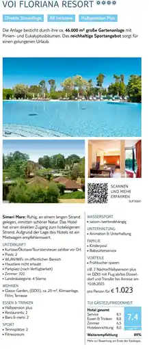 TUI Voi floriana resort Angebot