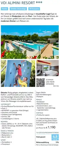 TUI Voi alimini resort Angebot
